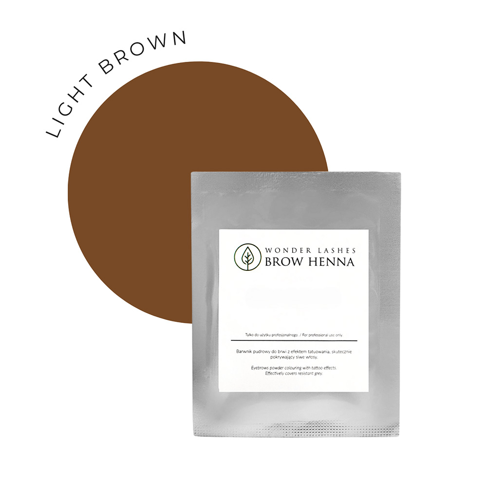 Wonder Brow Henna - Light Brown, saszetka 1g