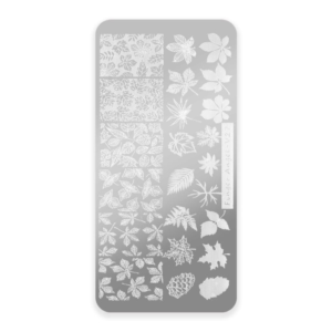 Blaszka ze wzorkami do stempli jesienne liście