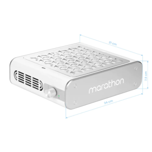 Pochłaniacz pyłu MARATHON Olimp 65 W biały