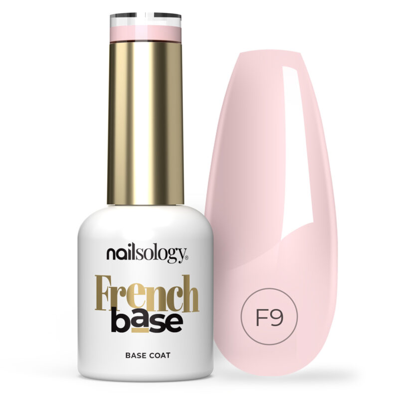 Baza Hybrydowa French Base Nailsology Sweet Bubblegum- F9, 8ml